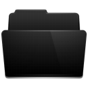 Folder, White Black icon