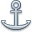 sailing, Link, Anchor Black icon