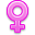 Female, male, Gender Violet icon