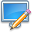 Edit, monitor DodgerBlue icon