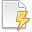 Page, White, lightning WhiteSmoke icon