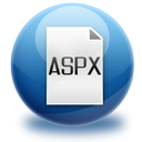File, Aspx MidnightBlue icon