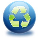 green, recycle MidnightBlue icon