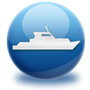travel, ship, sea MidnightBlue icon