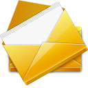 newsletter, Email, mail, receive, send, envelope WhiteSmoke icon