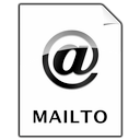 document, mailto Black icon