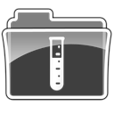 Folder, Experiments Black icon