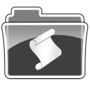 scripts, Folder Black icon