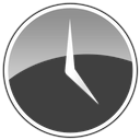 Clock, Wait, time Black icon