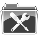 Utilities, Folder Black icon