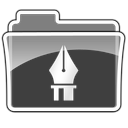 vectors, Folder Black icon