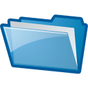 Folder, Blue CornflowerBlue icon