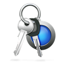 Access, password, car keys, keychain, Keys Black icon