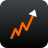 Stocks, stat, chart, graph DarkSlateGray icon