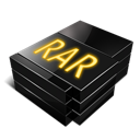 Rar Black icon