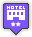 Hotel2stars DarkSlateGray icon