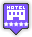 Hotel5stars DarkSlateGray icon