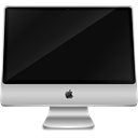 Computer, mac, Imac, Apple Black icon