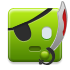 pirate, Blood, sword OliveDrab icon