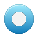 Blue, rec, button SteelBlue icon