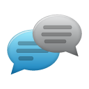 references, talk, Fox, Comments, Chat SteelBlue icon