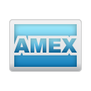 card, Amex, credit SteelBlue icon