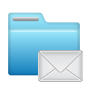 Email, Folder SkyBlue icon