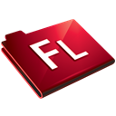 Folder, Flash Black icon