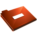 Minus, red, Folder Black icon