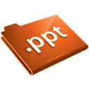 ppt, Folder, powerpoint Black icon