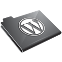 grey, Wordpress Black icon