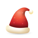 hat, christmas Black icon