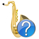 saxophone, instrument Black icon