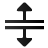 H, Split, Cursor Black icon