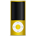 Apple, yellow, ipod Black icon