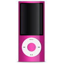 ipod, nano, 5g, pink Black icon