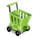 ecommerce, shopping, sell, Cart Black icon