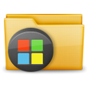 Folder, windows Black icon