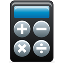 calculator, math Black icon