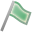 green, flag DarkSeaGreen icon