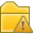 Error, Folder Gold icon