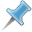 Blue, pin SteelBlue icon