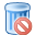 delete, Can, Trash Lavender icon