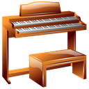 Hammond, organ, instrument Black icon