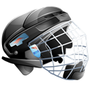 Ice, helmet, Hockey Black icon