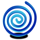 Spiral Black icon
