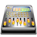 Audio, Console Black icon