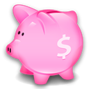 savings, piggy, Money, Bank Pink icon
