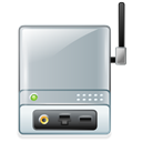 wireless, Print, Server Black icon
