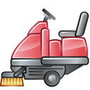 Road, Sweeper Black icon